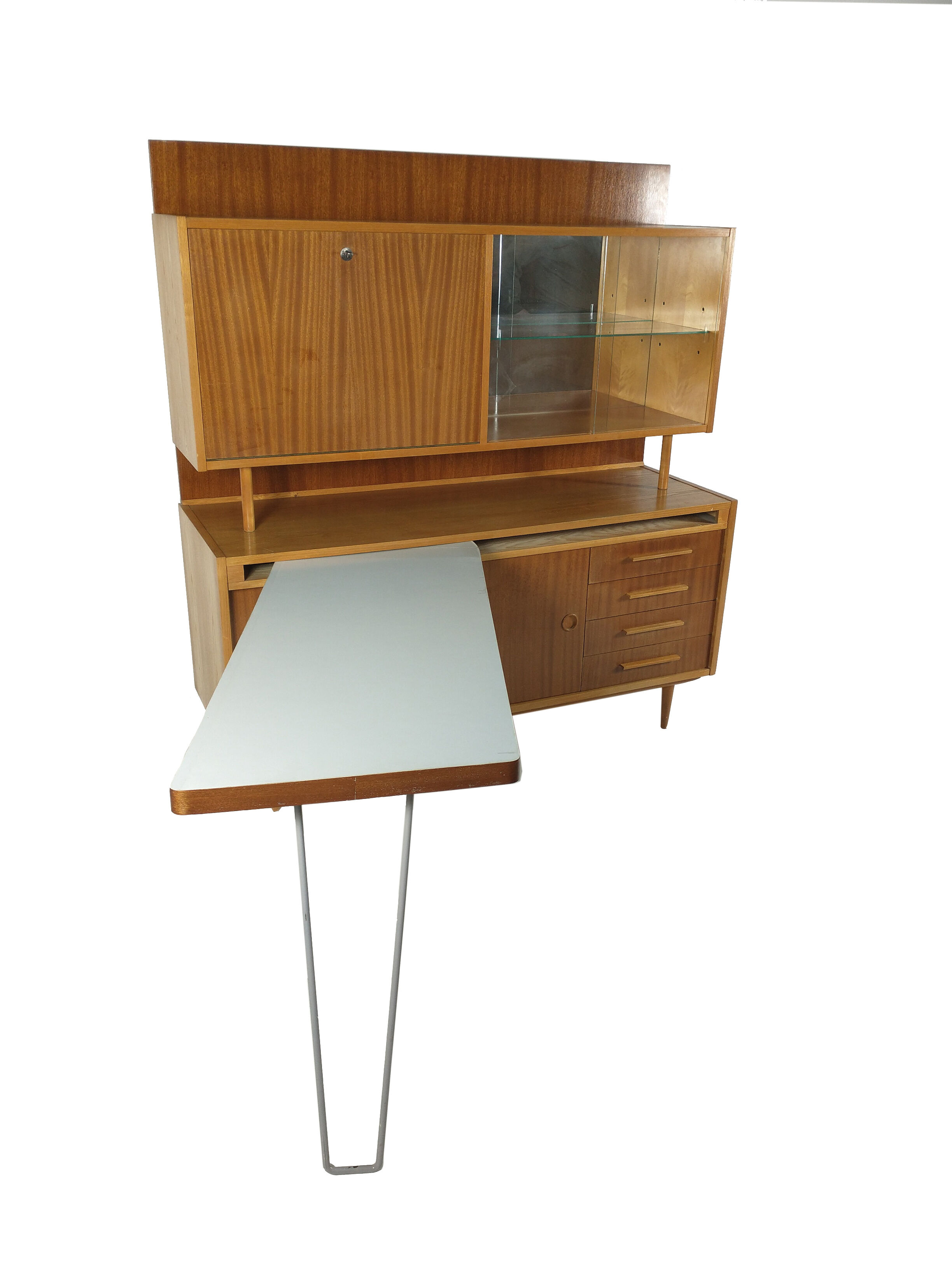 Vintage sideboard & desk, 1970s