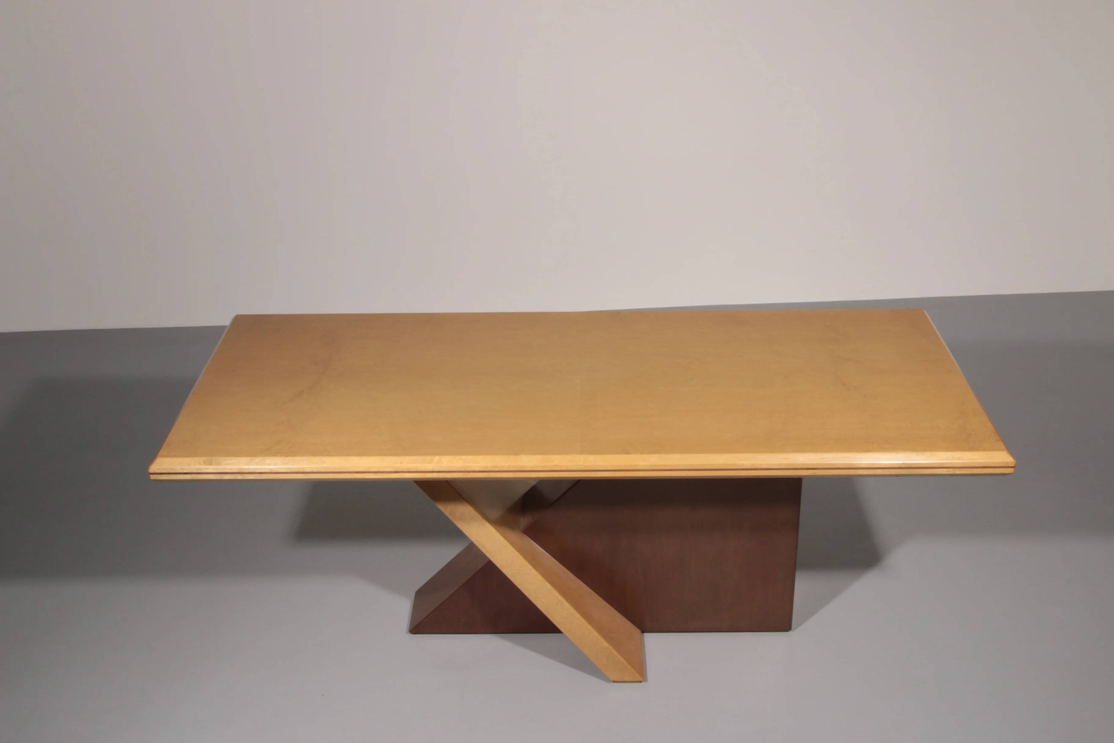 Italian Saporiti Wooden Dining Table 1960