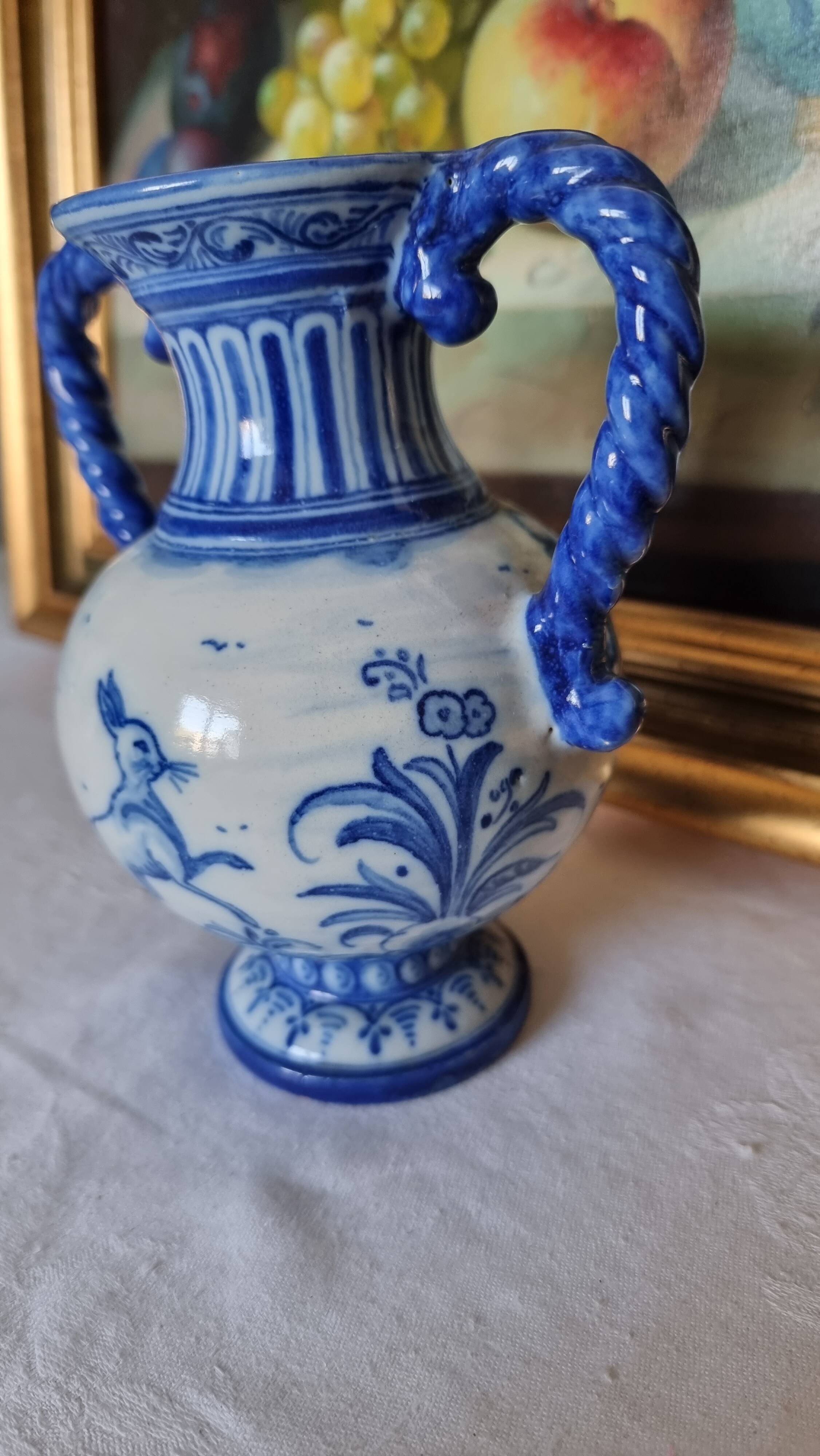 Ceramic pitcher from the Spanish manufacture Talavera de la Reina.