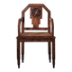 Fauteuil Art Déco, marqueterie et cannage, circa 1930