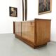 Vintage Siegel Paris workbench in oak and glass – 1950