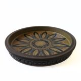 Vintage Handmade large Plate from Alimsås Ceramic by K. Winblad Sweden