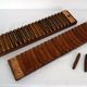 Old Perlu Vorm beech cigar mold or press, Holland circa 1950