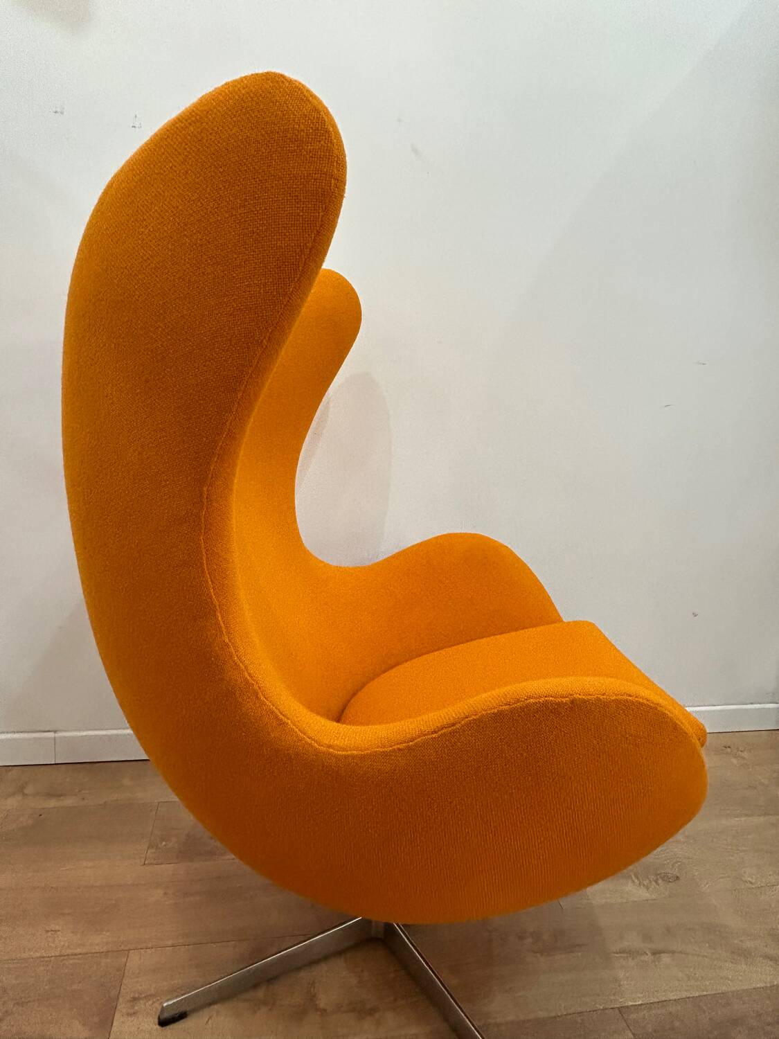 Orange Egg Chair by Arne Jacobsen