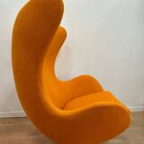 Orange Egg Chair by Arne Jacobsen