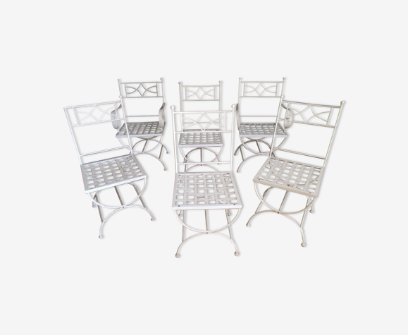 Ensemble de sièges de jardin, en fer