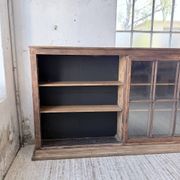 XXL industrial sideboard with glass doors