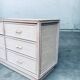 Washed Rattan Chest of Drawers, 1980s
