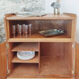 Vintage buffet veneer oak