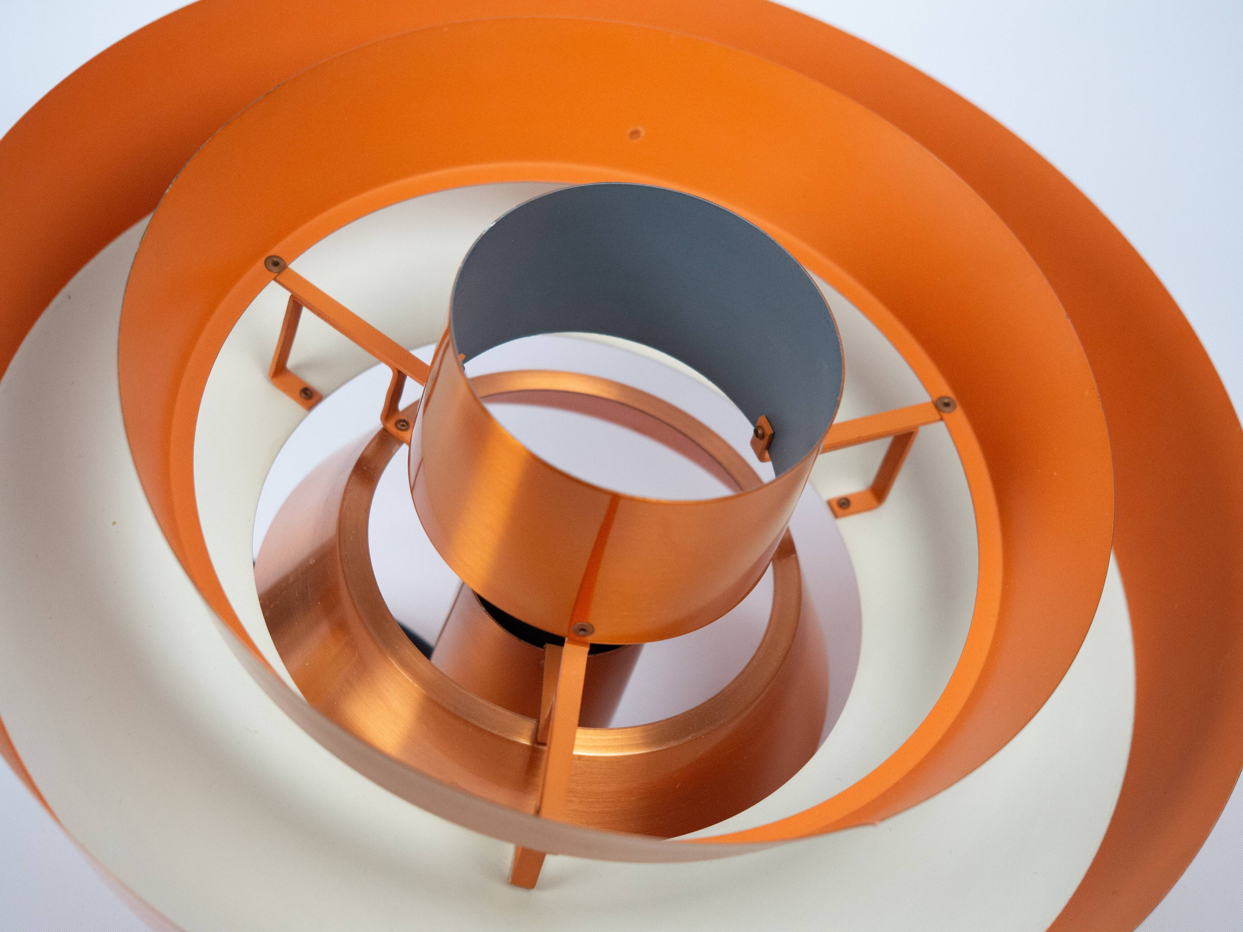 Danish vintage pendant lamp Nova by jo Hammerborg, Fog og Morup, 1963