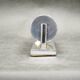 1930s Bauhaus Chrome Wall Light with Cream Opaline Glass, Czechoslovakia