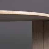 Vintage coffee table in 70s travertine