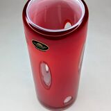 Vase Unikat Dreamlight space age bubbles red
