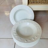 Italian ceramic plates model Fruits