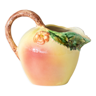 Slip pitcher in the shape of an apple What's