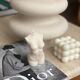 Small vintage wooden milking stool