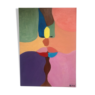 Acrylic paint on cotton canvas