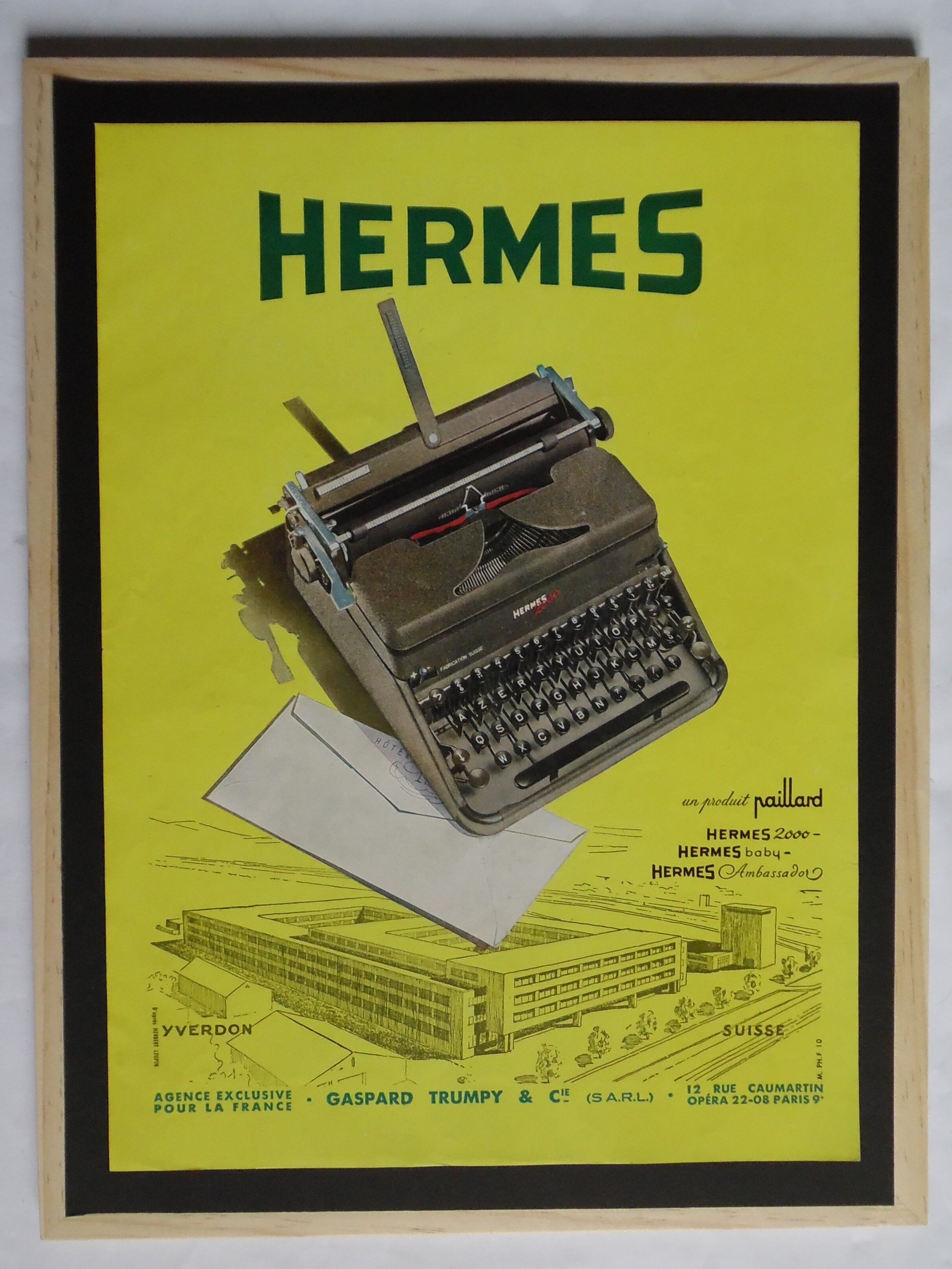 Publicité " Hermes " années 1950