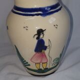 Henriot Quimper HB ceramic pitcher