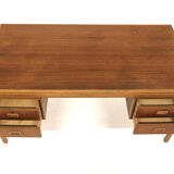 Scandinavian teak desk, Göran Strand, Lelångs Möbelfabrik, Sweden, 1950