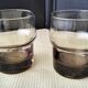 Pair of smoke-coloured glasses Mobil 1970s