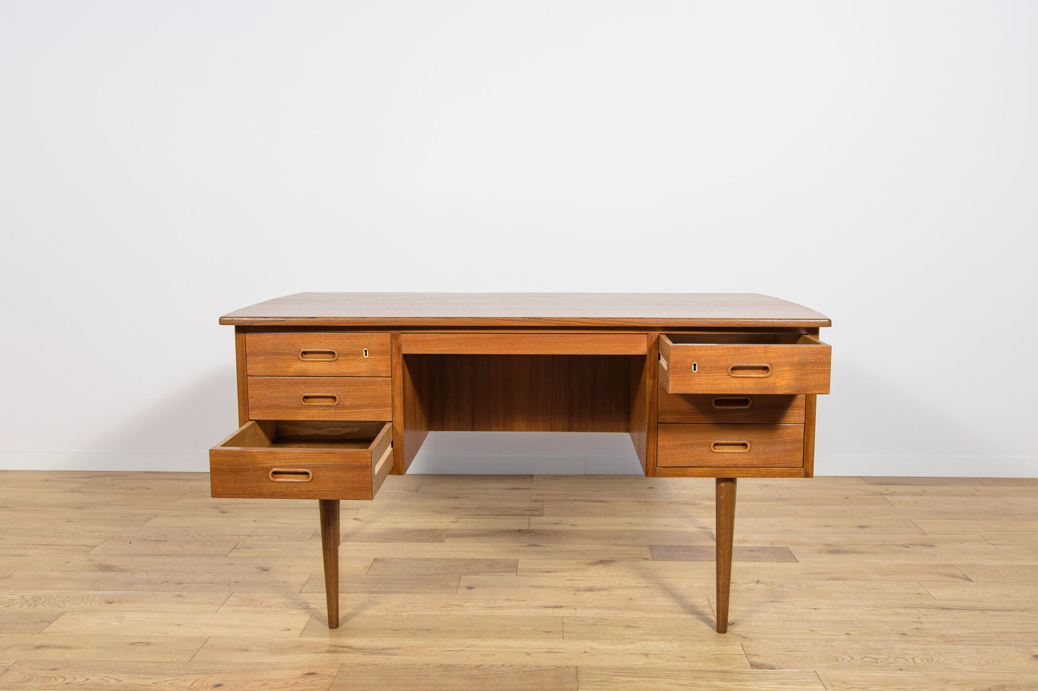 Mid-Century Modern Teak Desk from Edmund Jorgensen, Denmark, 1960s