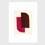Abstract painting on paper illustration signed Eawy