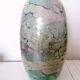 Large lacquered glass vase signed Jean-Noêl Bouillet