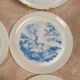 Lot de 6 assiettes Arcopal motif Chasse à courre