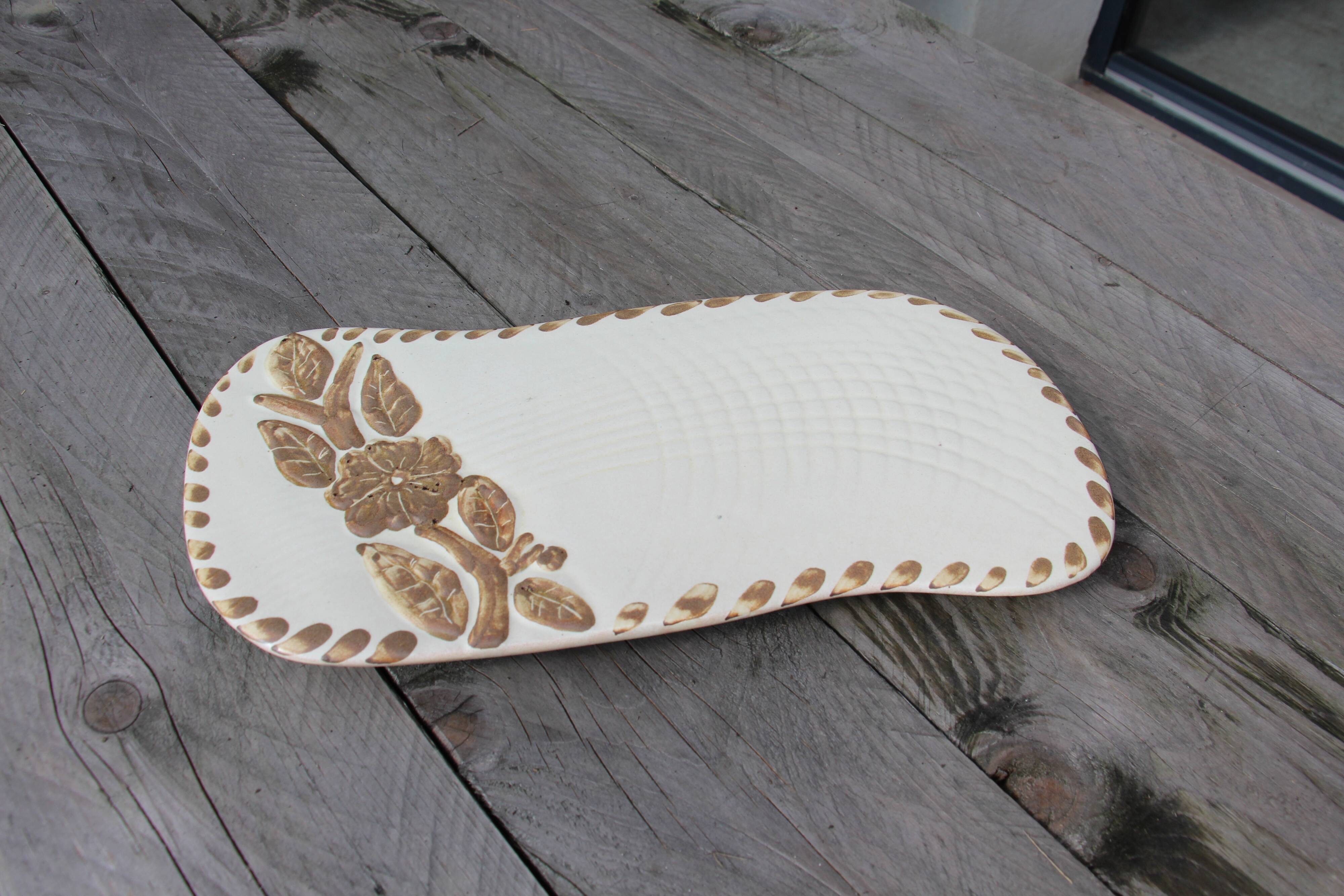 Vallauris ceramic dish