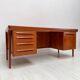 1960s Danish design teak executive writing desk by Ib Kofod-Larsen