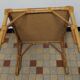 Lot de 3 tables basses Vintage en Rotin