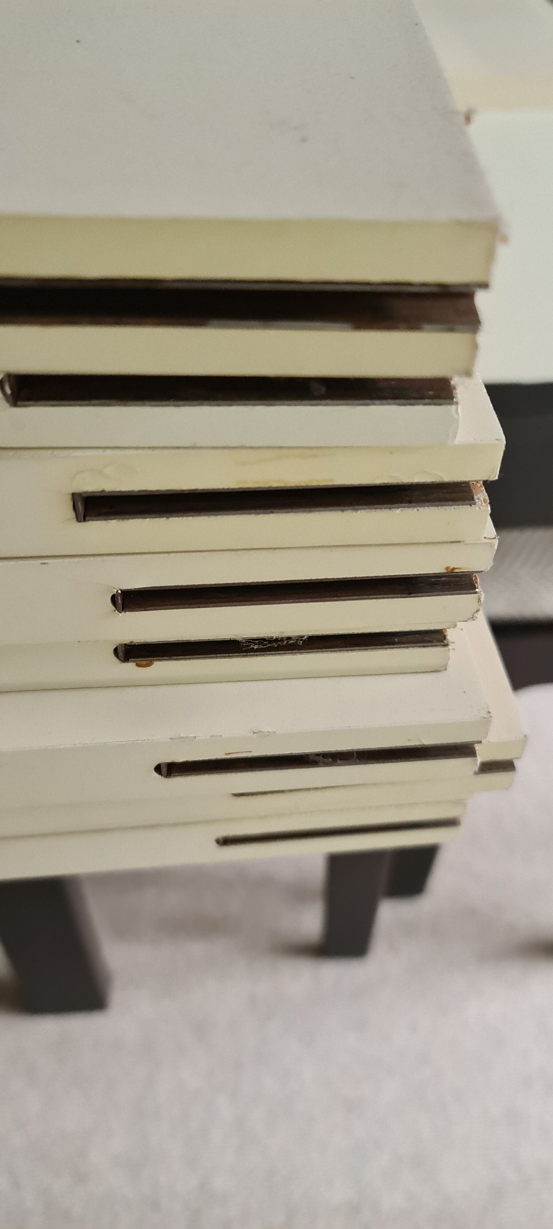 Vintage 70s wall unit and table "Neveada" bj J Penetenrieder