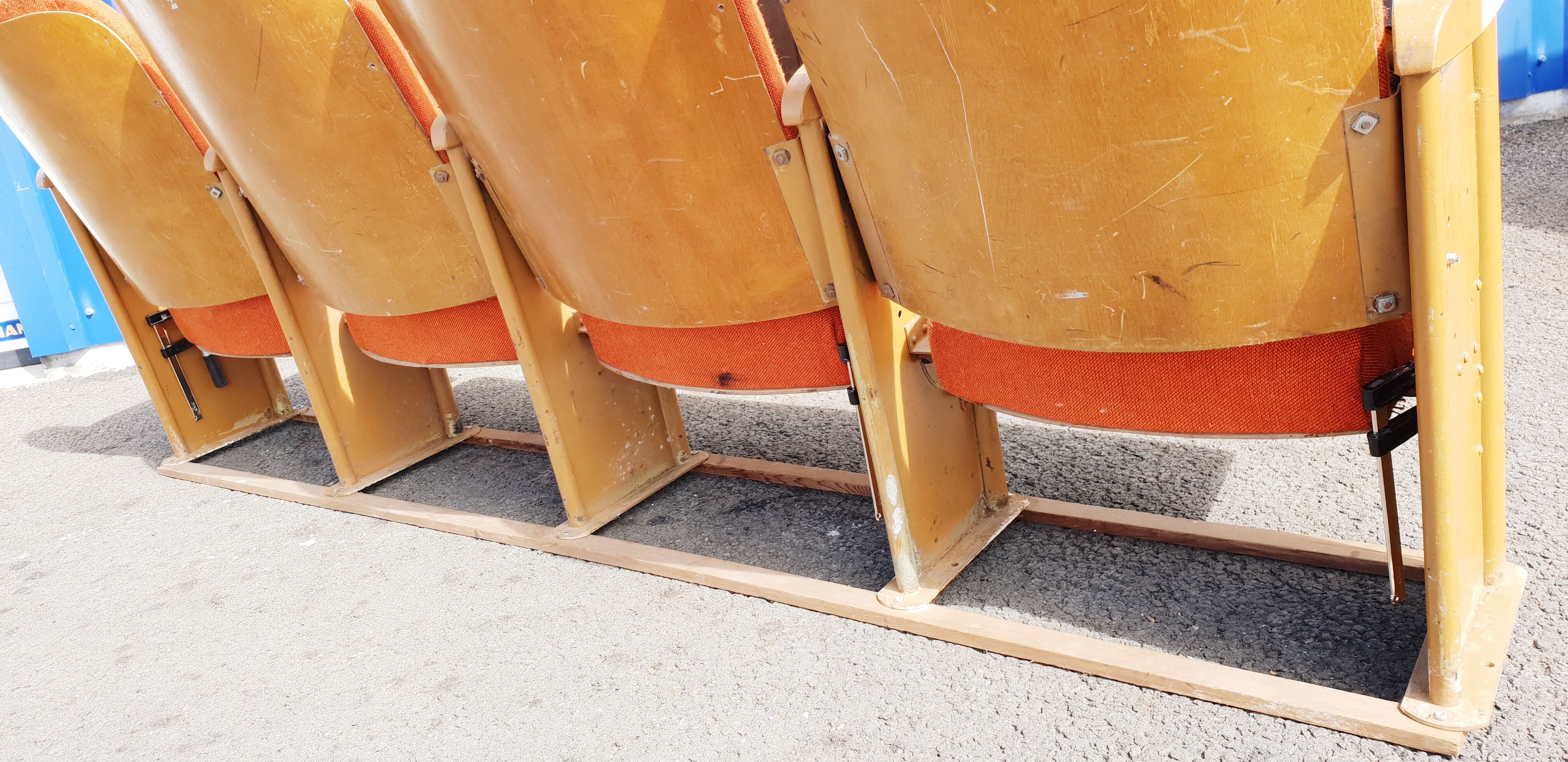 Vintage cinema chairs
