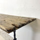 Console pieds bistrot en fonte
