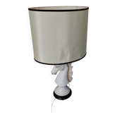 1970 ceramic horse lamp