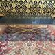 Brass and marble “Bagues” coffee table