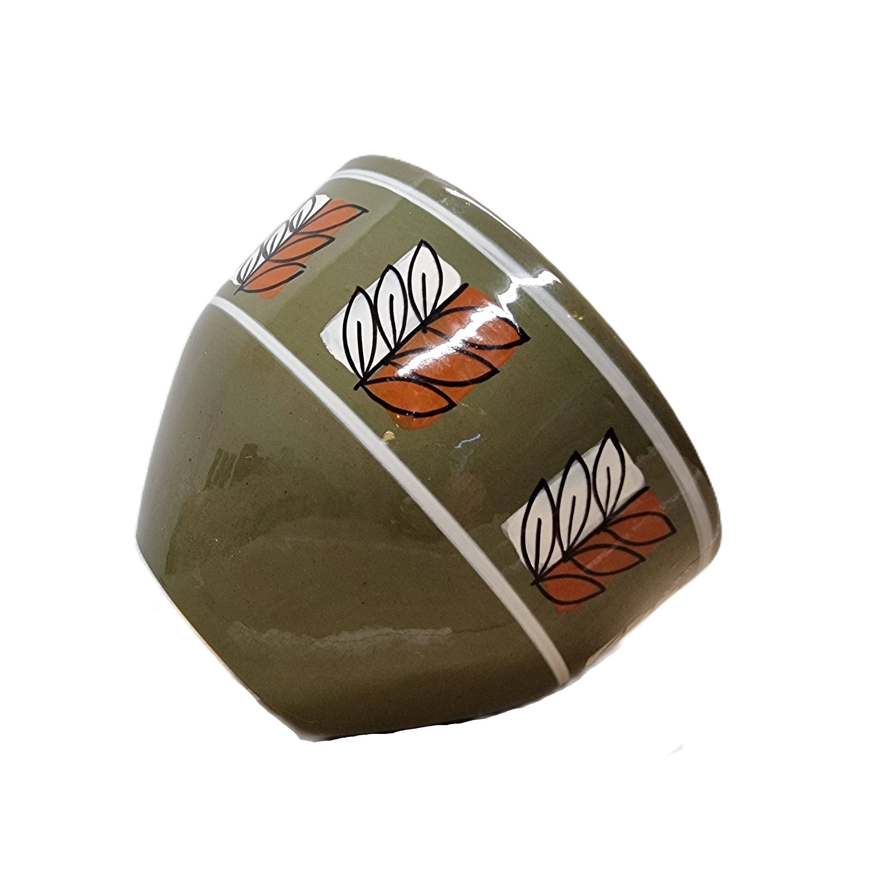 West Germany Bowl Marked Ceramano Hot Pot, 1950s/60s