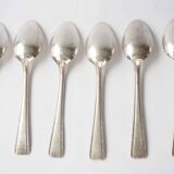 Set of 6 tablespoons silver