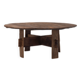 Impressive XL Oak Farmhouse Dining Table, France 19th century