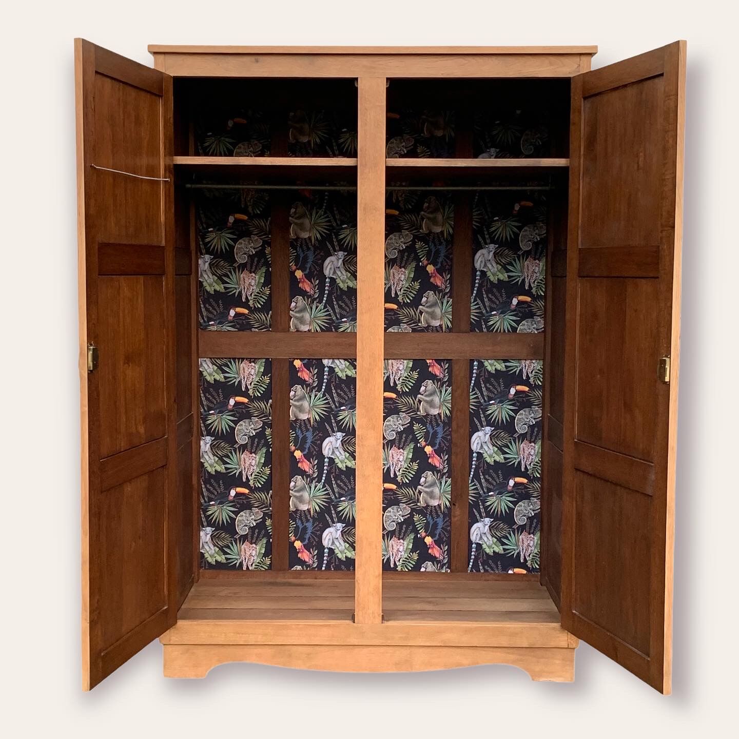 Vintage cabinet 1950 solid oak