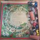 Ancien Plateau De Jeu De L’Oie Dames Petits Chevaux En Bois Vintage #A690
