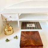 Magnifying glass wooden box