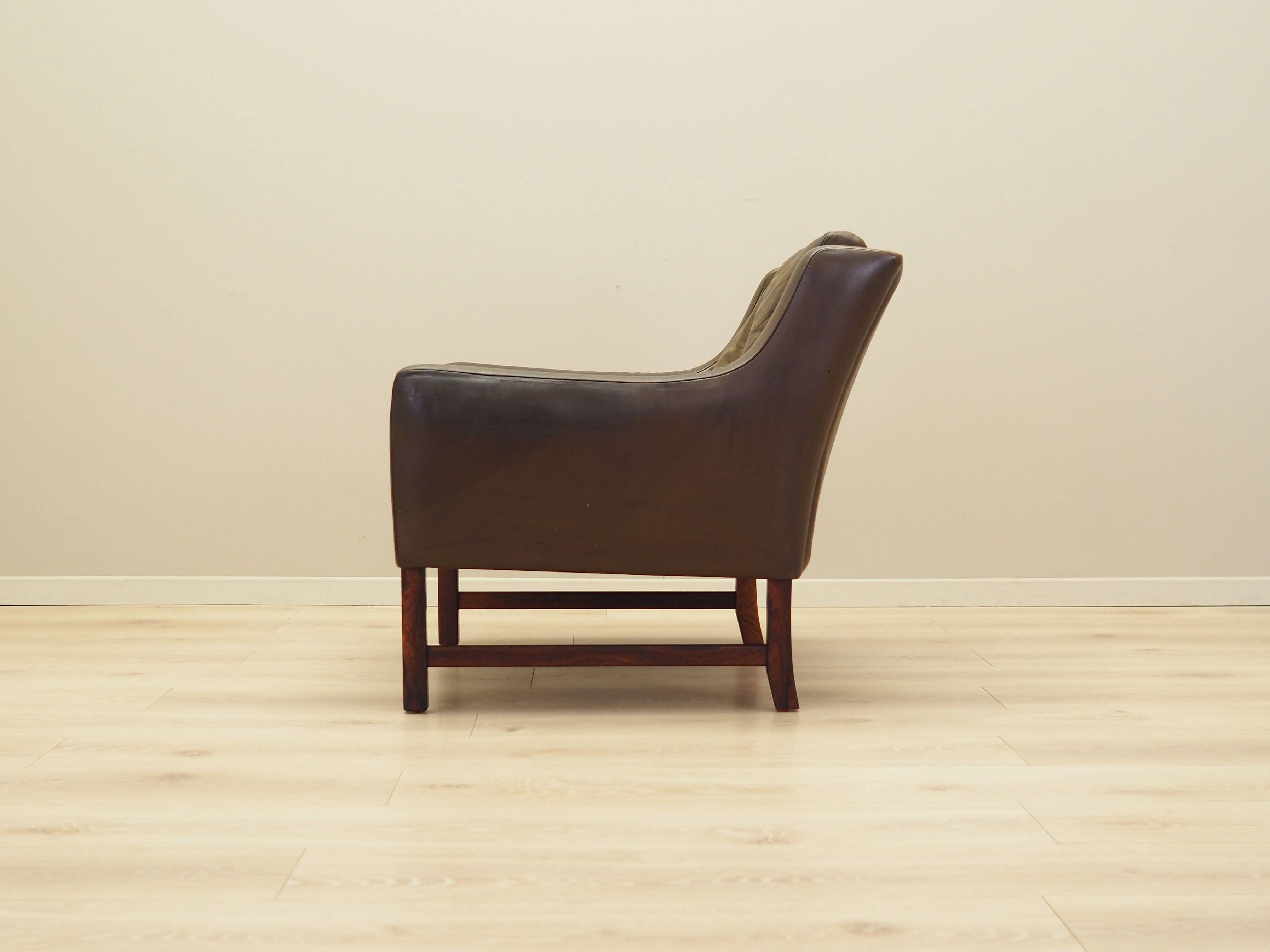 Rosewood armchair, Scandinavian design, 1960s, designer: Fredrik Kayser, pr