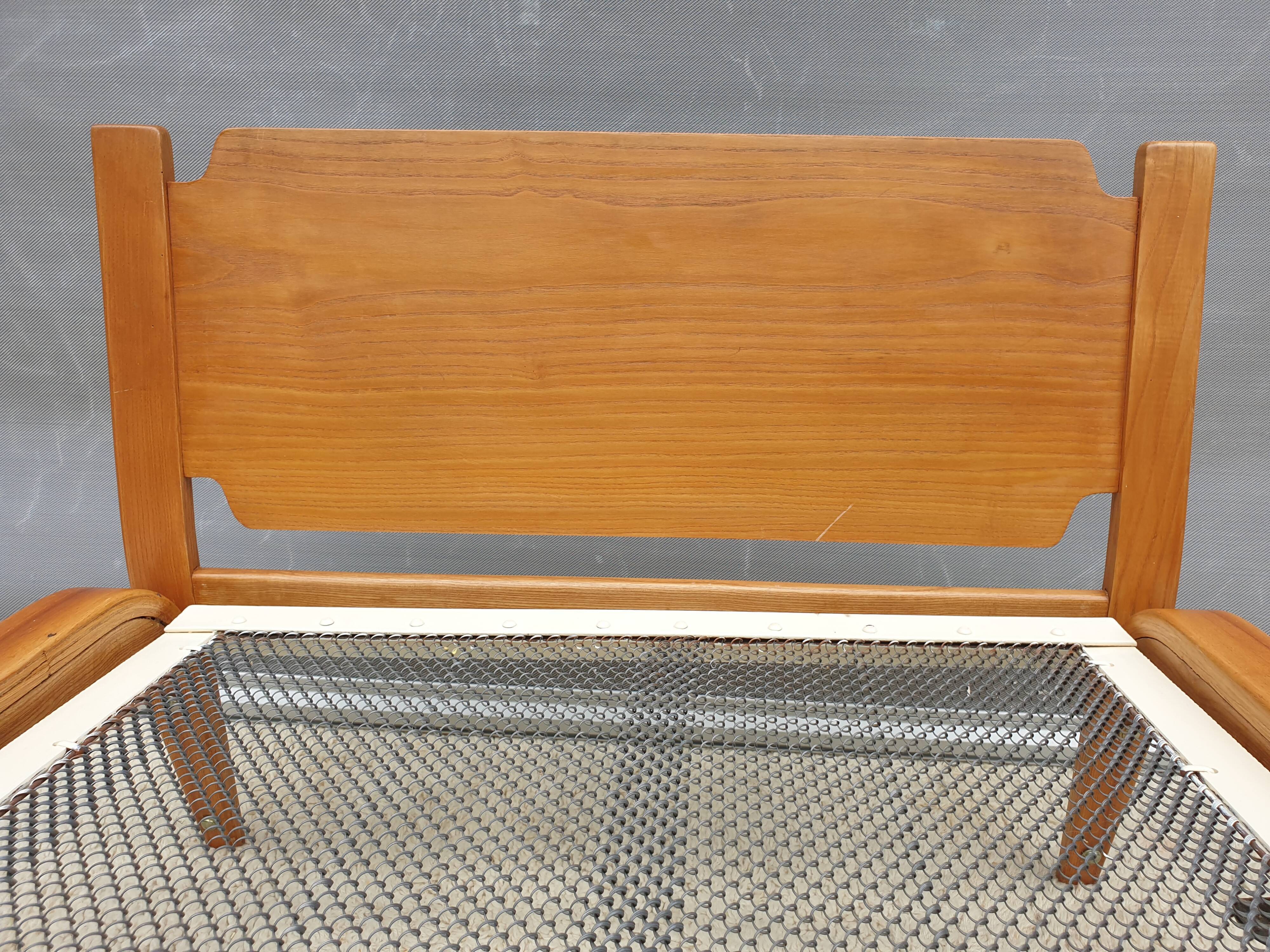 Bow Wood bed 190x80 Daybed Steiner 1950