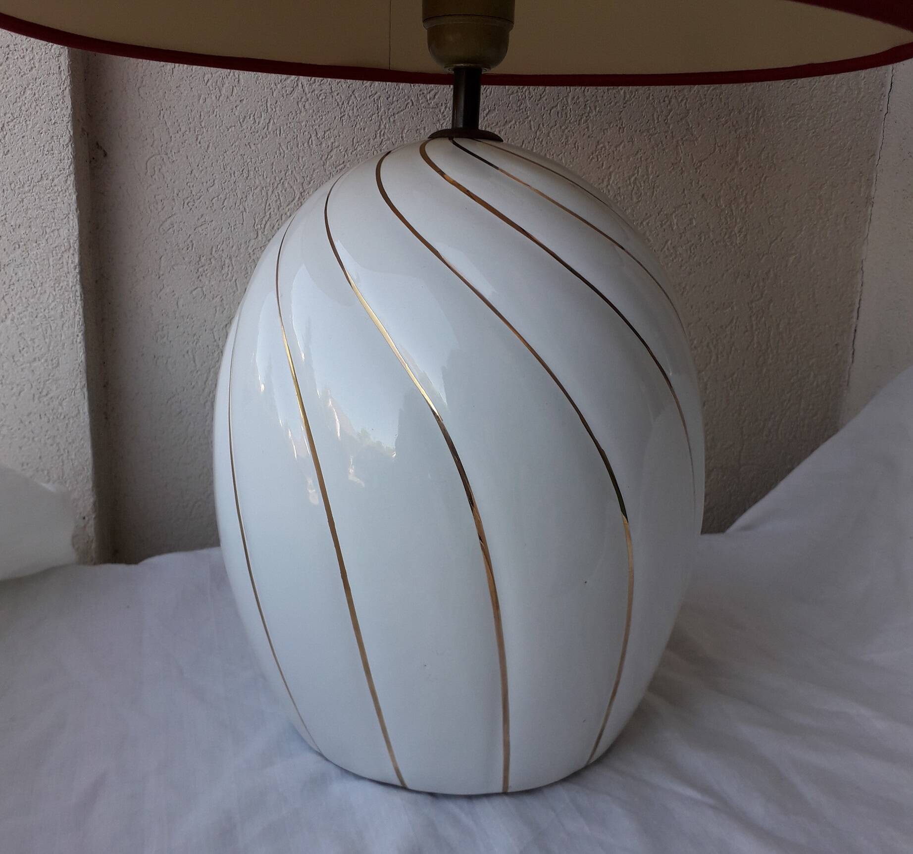 Lampe en céramique style Tommaso Barbi