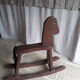 Wooden rocking horse