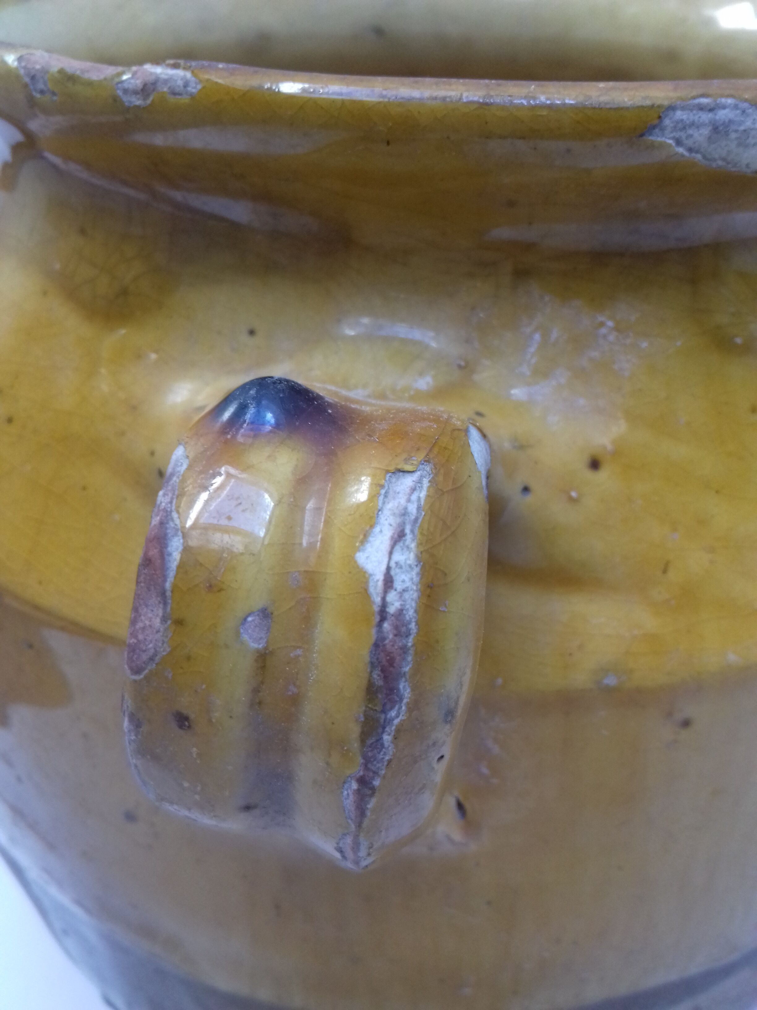 Pot ancien à graisse et confit du Sud Ouest