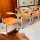 Lot de 4 chaises enfant en bois & métal