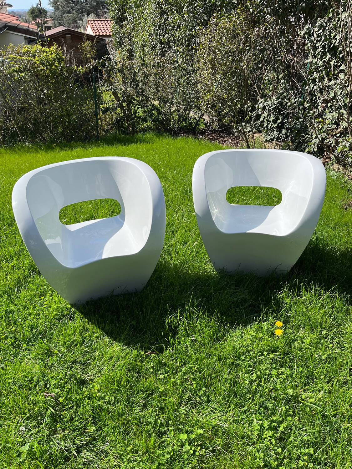 2 litlle albert armchairs by ron arad